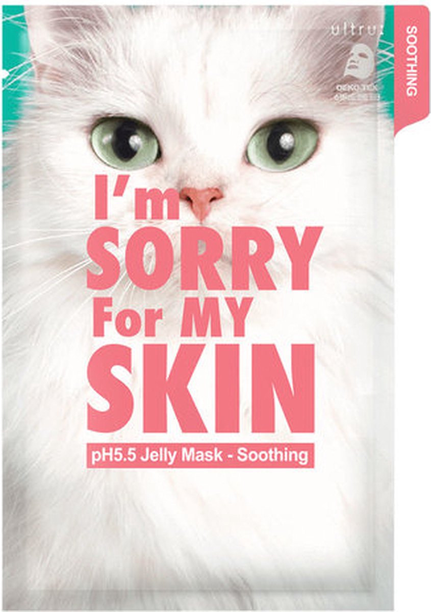 Ultru I'm Sorry For My Skin pH 5.5 Jelly Mask - Soothing 2 st.