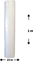 Film à bulles - 1m × 10m - Membrane à bulles - Perfect pour l'emballage, le déménagement et le stockage - 100cm × 1m