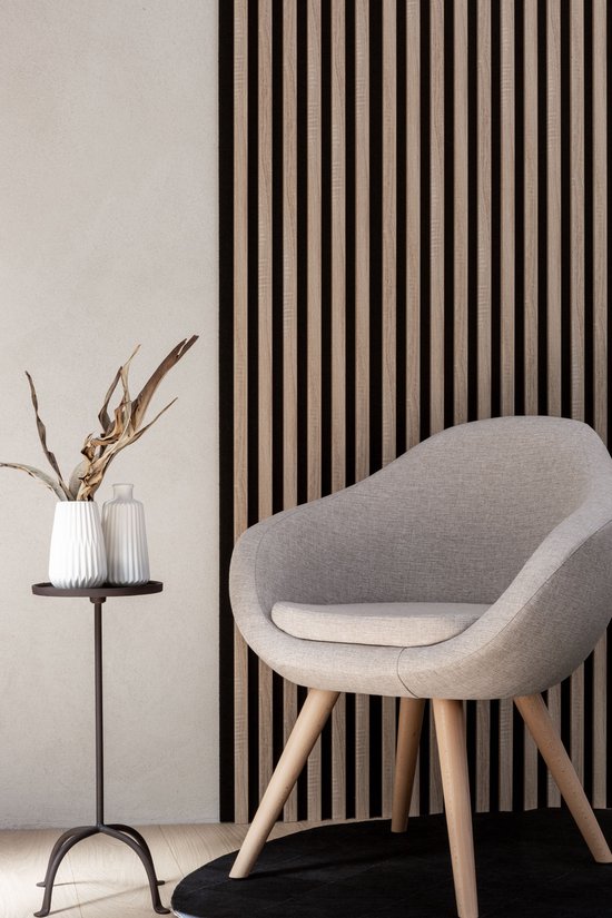 Akupanel Verouderd Eiken 240x60 cm | Akoestische Wandpanelen | Houten