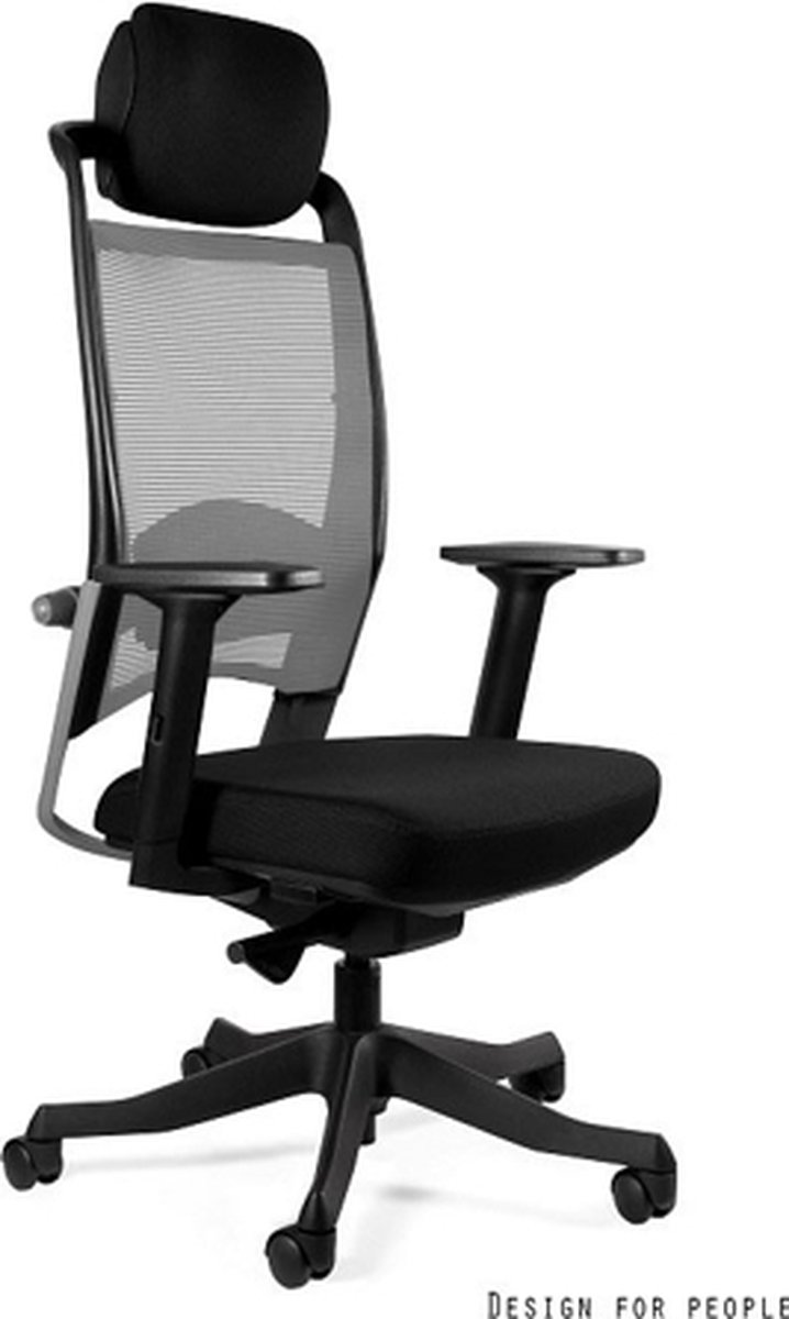 ErgoX Fulkrum Premium - Ergonomische Bureaustoel - Verstelbaar - Voor Volwassenen - Zwart