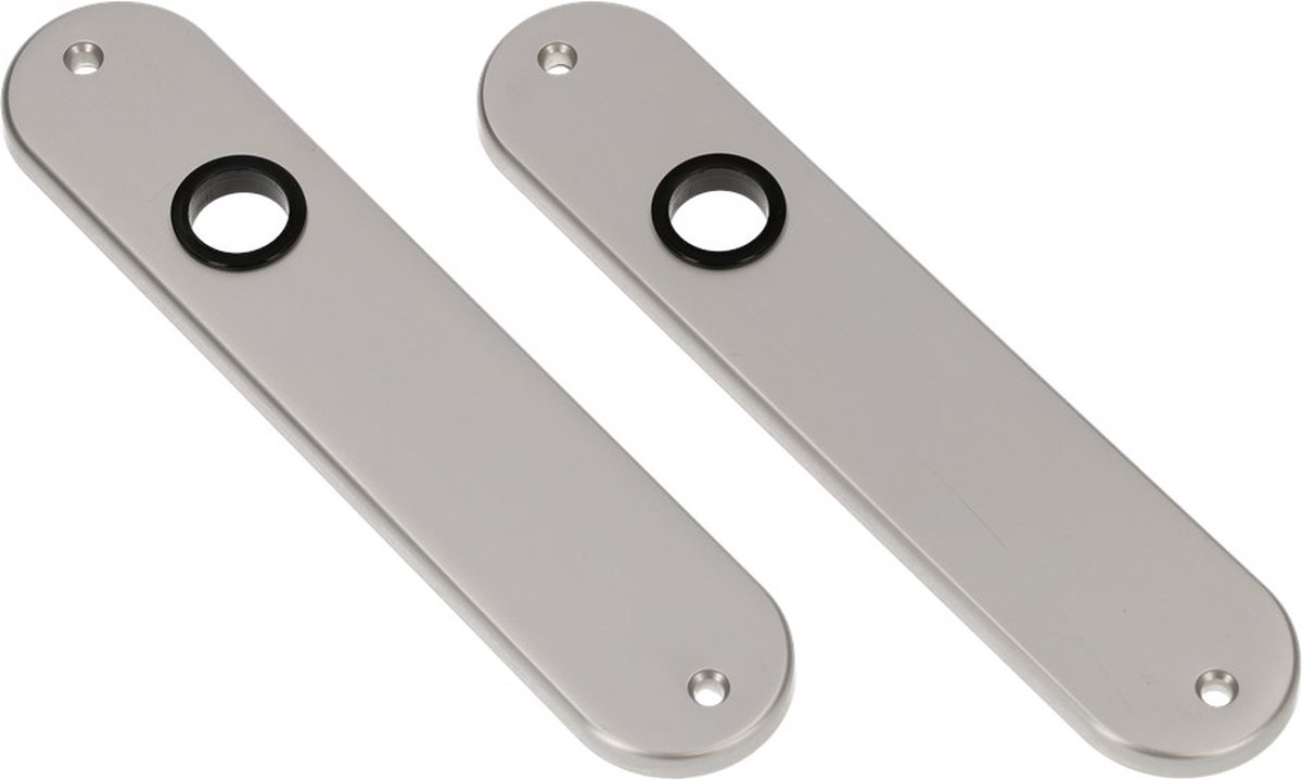 Ami Langschild - ovaal - 200x43x7mm - blind - aluminium F-1