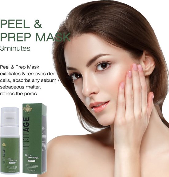 Peel & Prep gezichtsmasker om dode cellen te verwijderen en poriën te  verkleinen-Pore... | bol