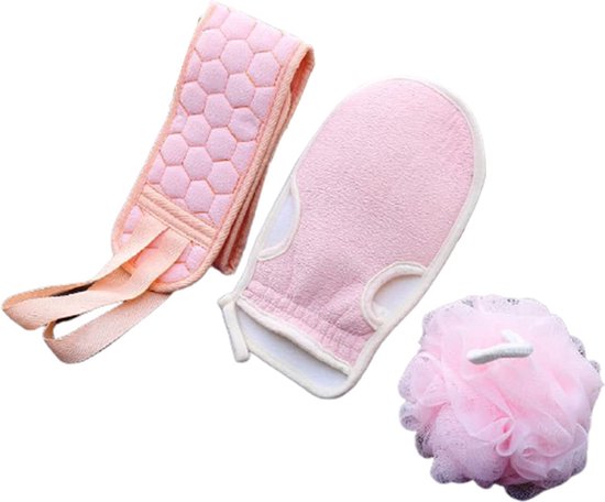 Holdes Badhanddoeken,2 Textuurzijden exfoliant - Lichtgewicht Scrubberdoek,Voor Gezin Dames Heren - Thuis Badkamer Sauna En Dagelijks Gebruik