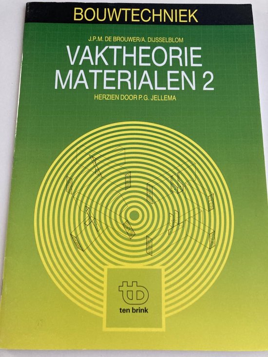 2 vaktheorie Bouwtechniek materialen - cover