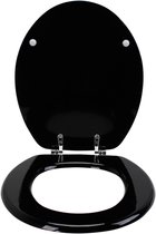 Soft close toiletbril - Met Bevestigingsmateriaal - Zwart - Universele Maat