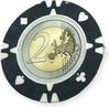 Afbeelding van het spelletje Kinky Pleasure Poker Chips €2,00 Euro 25 Stuks Zwart MP027-004