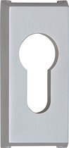 Nemef Cilinderrozet - rechthoekig - 64x29,5mm - aluminium F-1 geëloxeerd