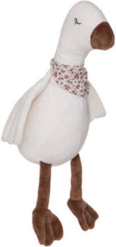 Flow Amsterdam knuffel met hartslag gans – bruin