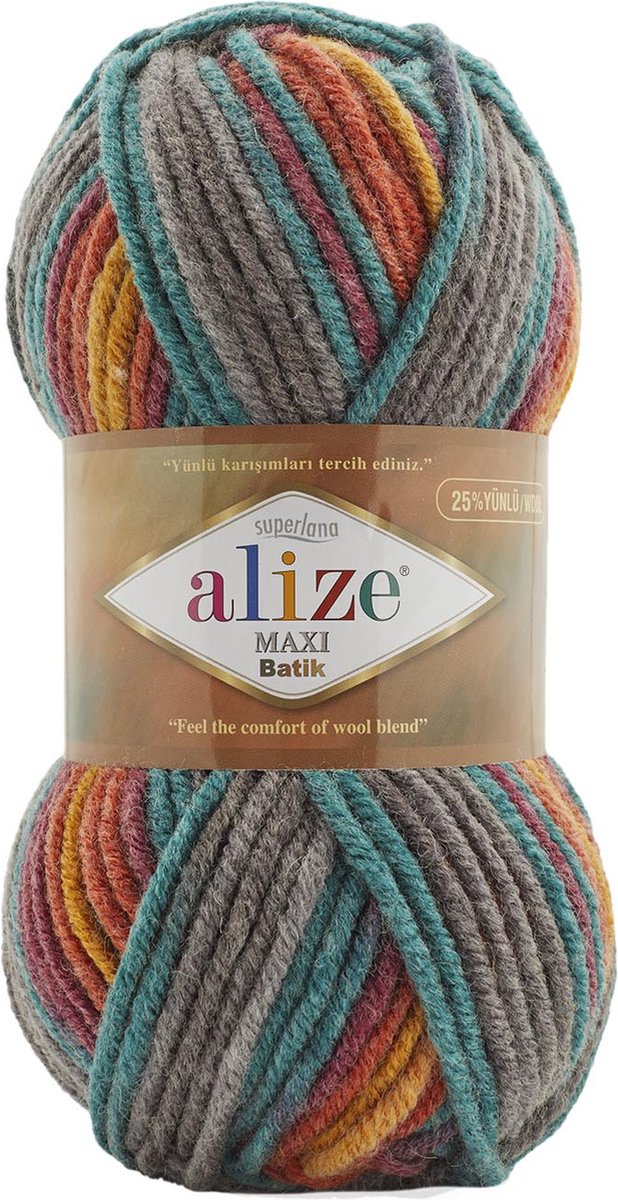 Alize Superlana Maxi Batik 7830 Pakket 5 Bollen