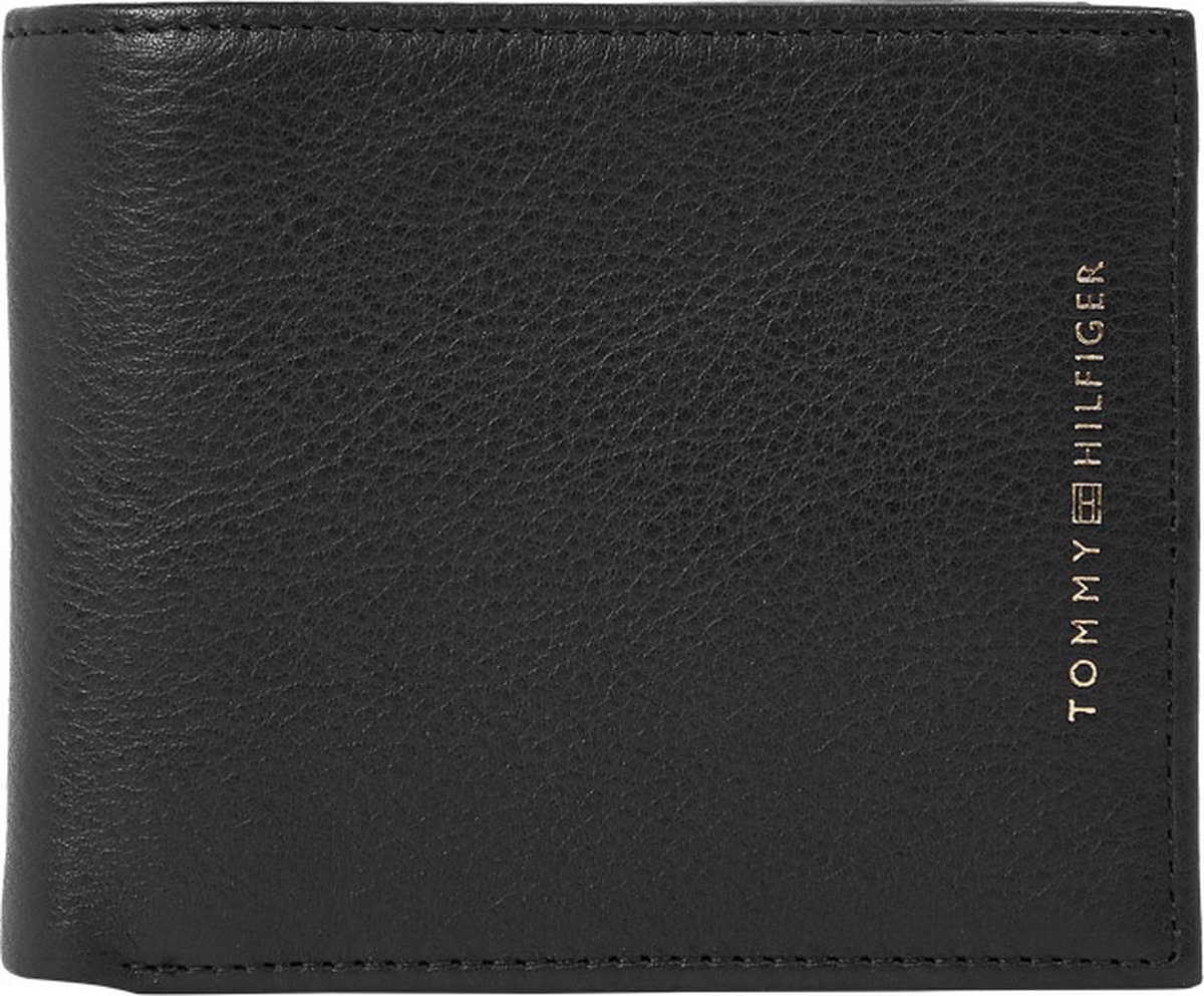 Tommy Hilfiger - Portefeuille à rabat et porte-monnaie en cuir Premium noir  cc - homme | bol.com