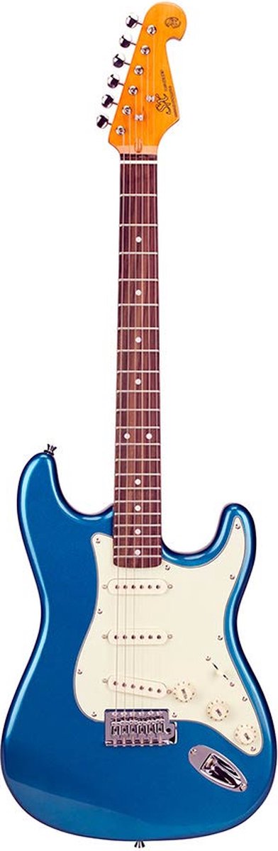 Elektrische gitaar SX VTG Series SST62-LPB Lake Placid Blauw incl. tas