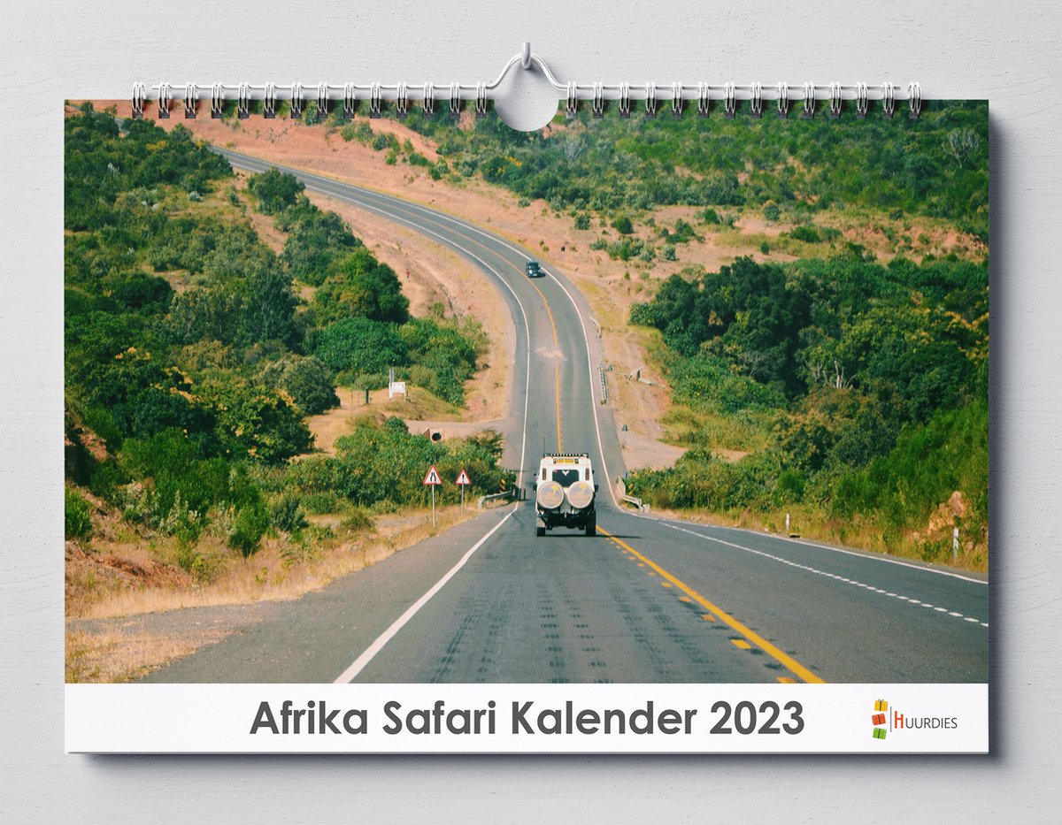 Afrika Safari kalender 2023 | 35x24 cm | jaarkalender 2023 | Wandkalender 2023