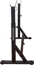 Darwin Squatrack – Porte-haltères – Squatrack – jusqu'à 250kg – réglable en hauteur et largeur – squats -