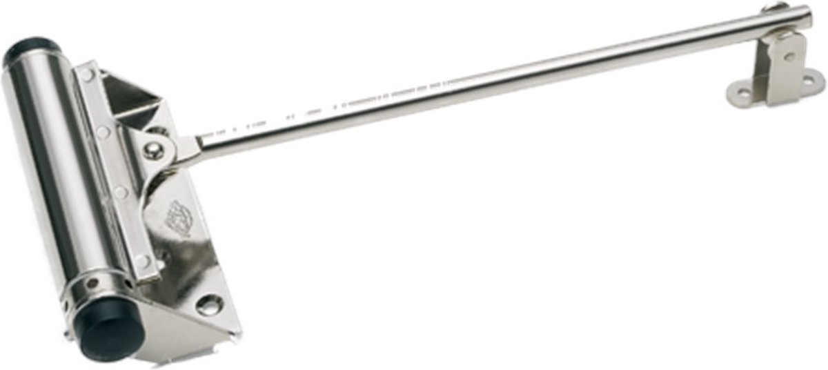 Mauer Deursluiter - Solide uitvoering - Sluitkracht instelbaar - Staal vernikkeld - max 65 kg deurgewicht - Type 15-4