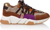 LOS ANGELES - Sneaker Teddy - purple brown - 37