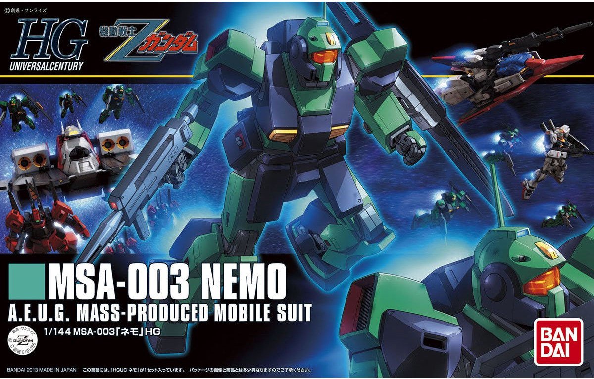 GUNDAM - HGUC 1/144 MSA-003 Nemo - Model Kit