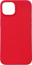 Casemania Hoesje Geschikt voor Apple iPhone 13 Rood - Extra Stevig Siliconen Back Cover