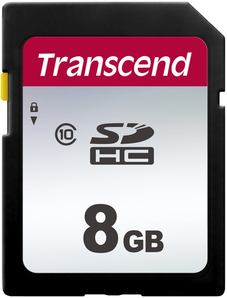 Transcend 300S - Flashgeheugenkaart - 8 GB - Class 10 - SDHC