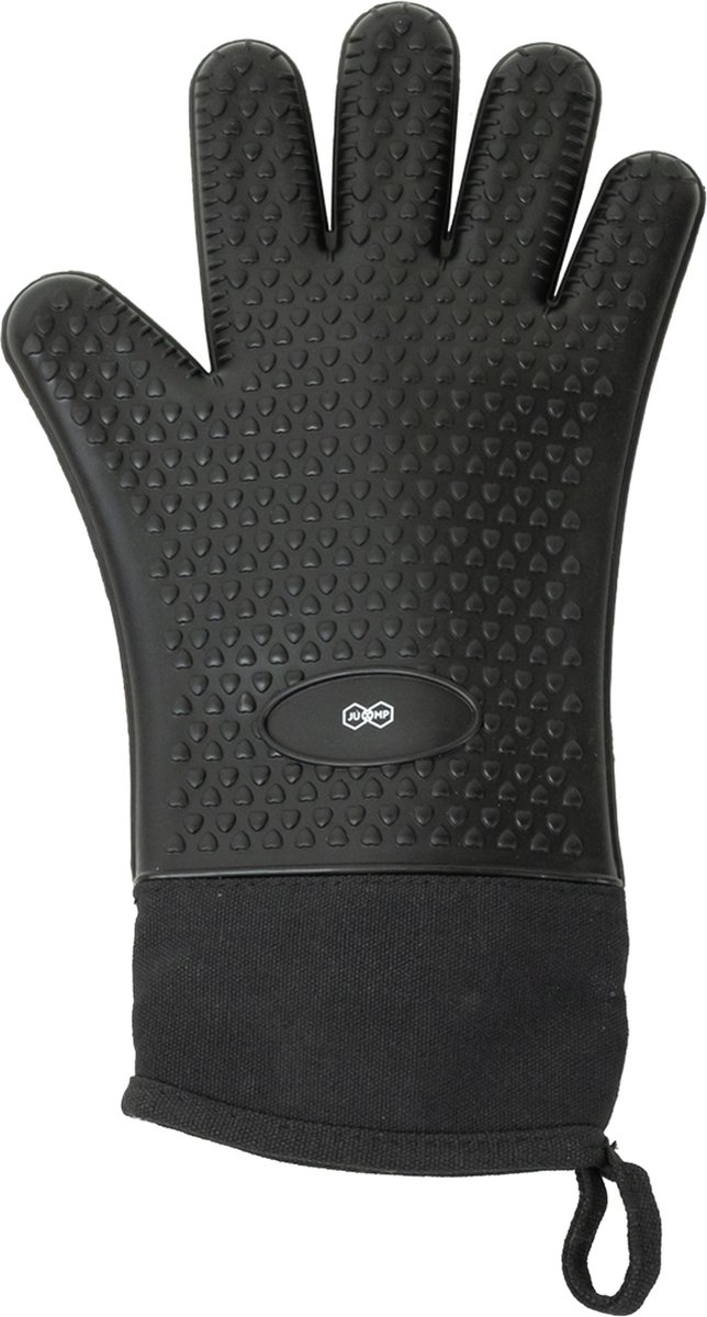 JU&MP Ovenwant - Keuken accessoires - Hittebestendige Handschoen - 1 Stuk - Zwart