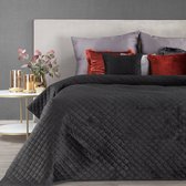 Couvre-lit de luxe Oneiro LUIZ Marron - 220x240 cm - couvre-lit 2 personnes  - marron 