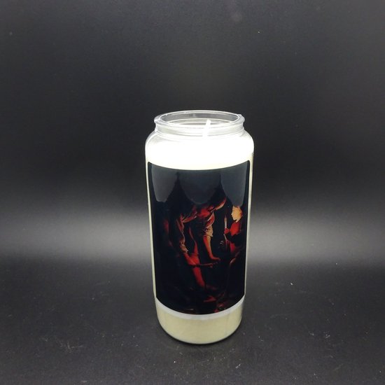 Bougie de neuvaine Holy Man 014 - Brûleur 6 jours (5 pièces)