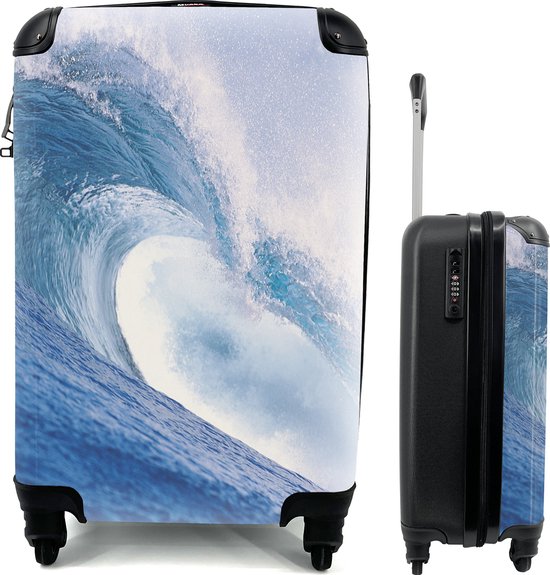 MuchoWow® Koffer Zee Golf Oceaan Past binnen 55x40x20 cm en