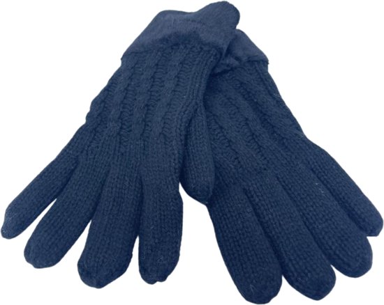 Winter Handschoenen - Dames - Verwarmde - Zwart