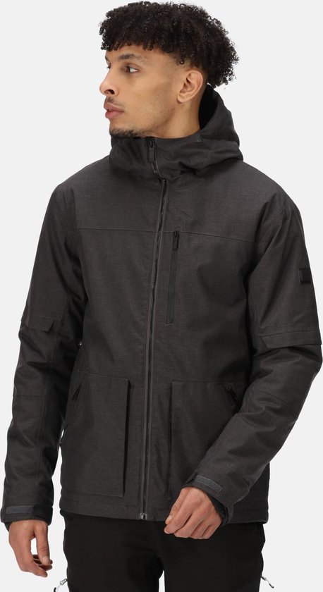Höhenhorn Skibbo Windbreaker vrijetijdsjack voor heren, gevoerde overgangsjas, Donkerblauw, M