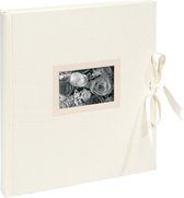 ACROPAQ Fotoalbum - Fotoboek bruiloft, huwelijk, Babyshower, 29 x 32 cm - Ivoor