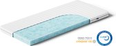 Akkon® Hybrid Topper Matras 130x180 - 7 cm dik | Koudschuim Topdekmatras - 90 nachten proefslapen