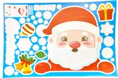 Kerst - Raamsticker - Kerstman/Sneeuwvlok/Cadeau/Merry Christmas/Jingle Bell - Herbruikbaar - 1 Stuks