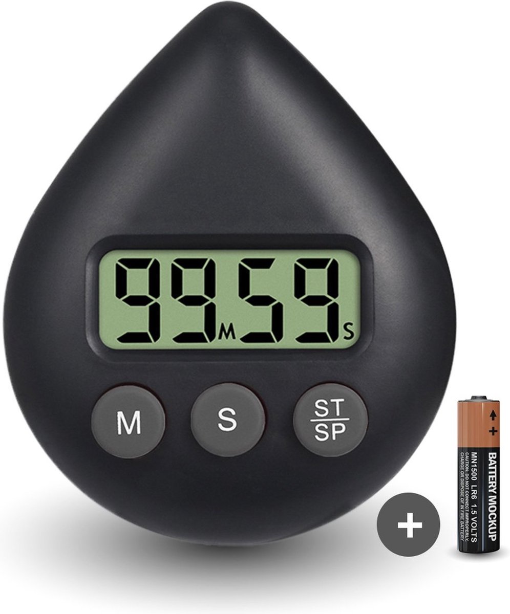 Douchetimer Douche Wekker Zandloper Digitale Timer Douche Klok