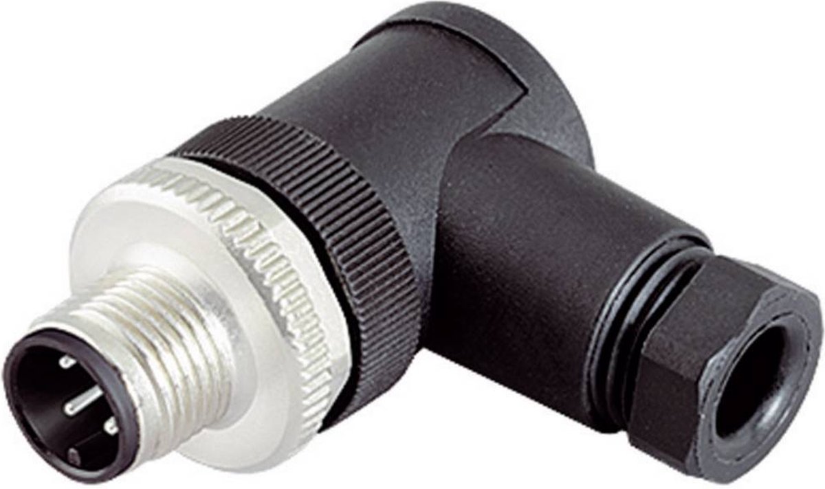 Binder 99-0429-24-04 Sensor/actuator connector, niet geassembleerd M12 Aantal polen: 4 Stekker, haaks 1 stuk(s)