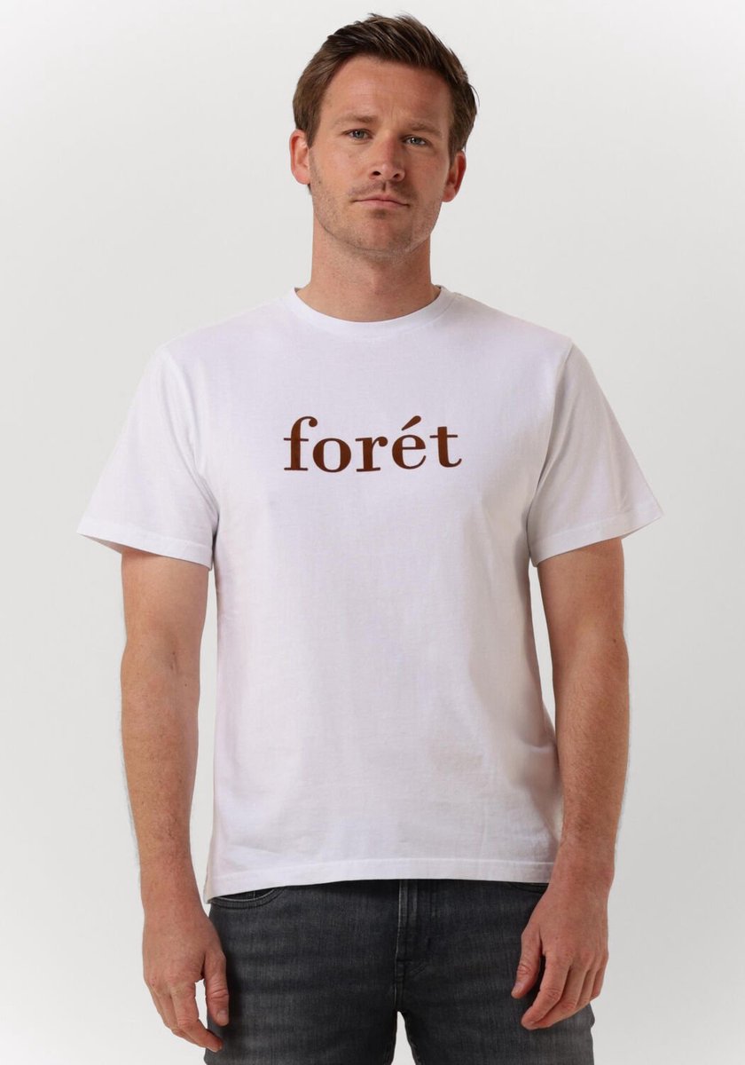 Forét Resin T-shirt Polo's & T-shirts Heren - Polo shirt - Wit - Maat XL