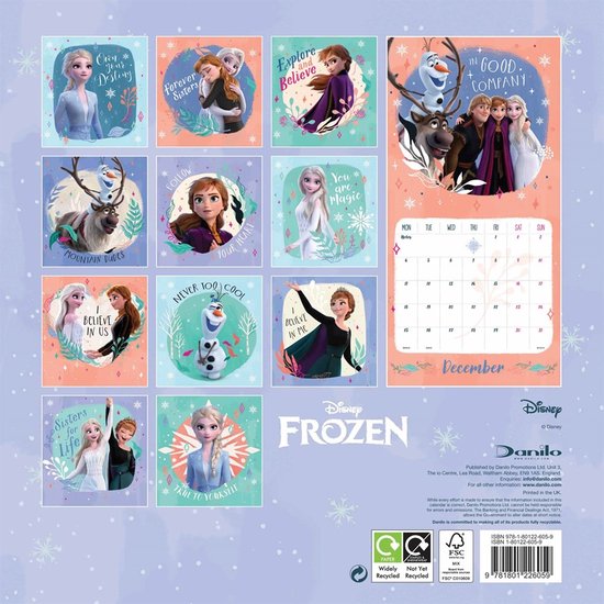 Frozen Kalender 2023  bol.com
