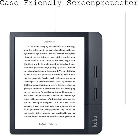 Screenprotector Geschikt voor Kobo Libra H2O Screenprotector Tempered Glass - Screenprotector Geschikt voor Kobo Libra H2O Screen Protector - 2 Stuks van Dux Ducis — afbeelding 4
