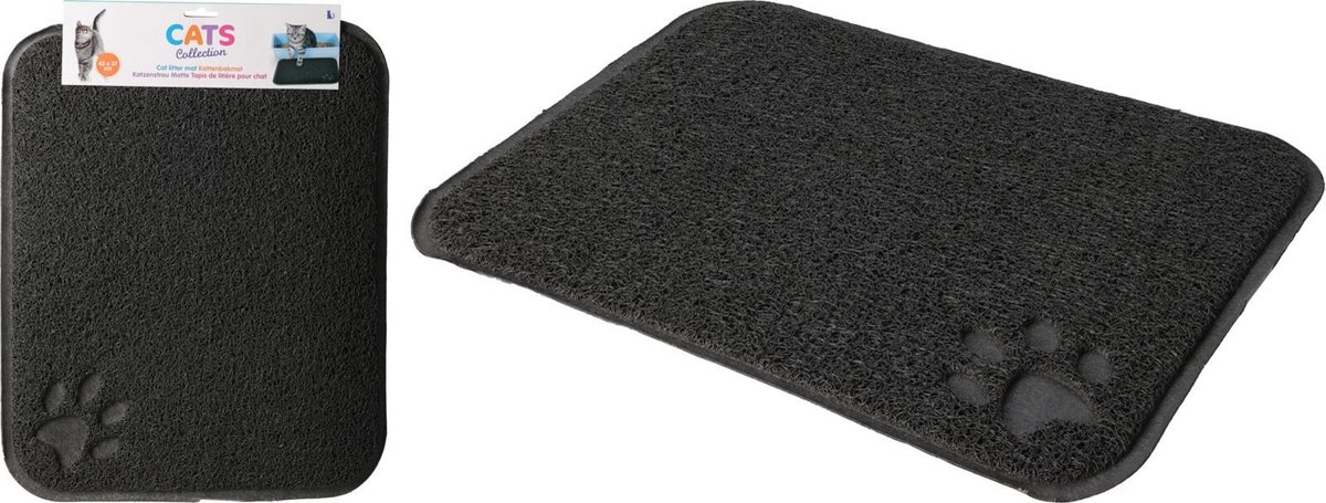 Kattenbakmat - Cats collection - Grijs