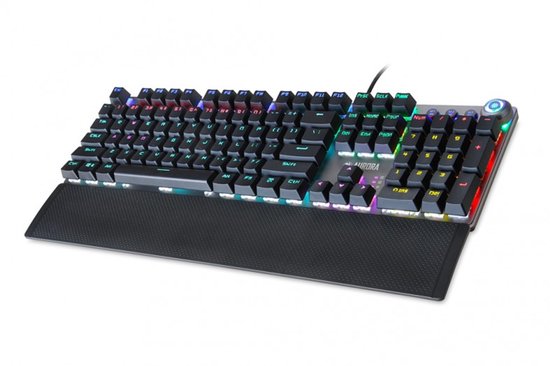 iBox AURORA K-3 toetsenbord USB QWERTY Zwart, Zilver