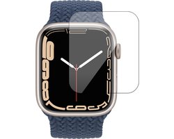 Screenprotector geschikt voor Apple Watch SE 44mm 2022 - Full Screen Protector - Gehard Glas