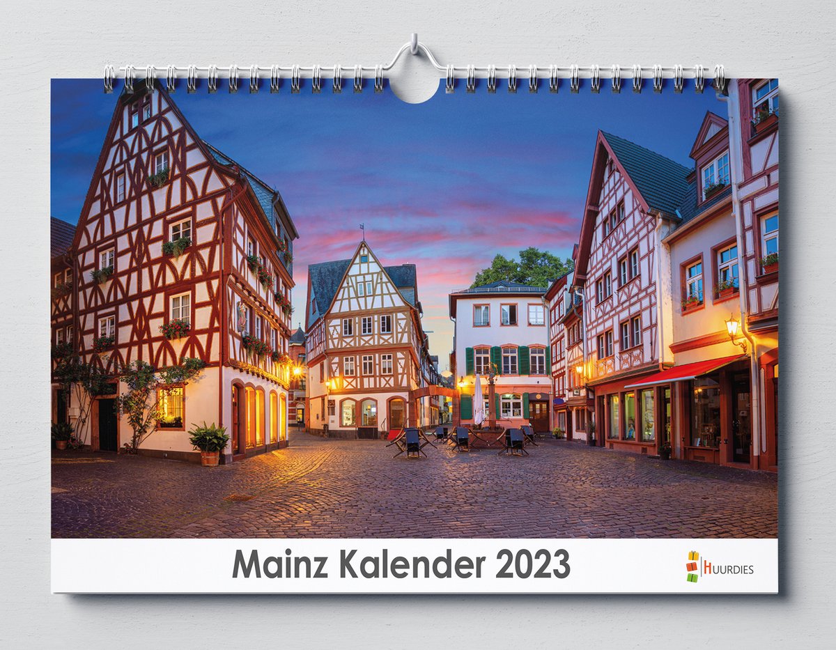 Mainz kalender 2023  35x24 cm  jaarkalender 2023  Wandkalender 2023 