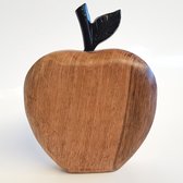 Appel - Beige / bruin / zwart - 15 x 5 x 19 cm hoog.