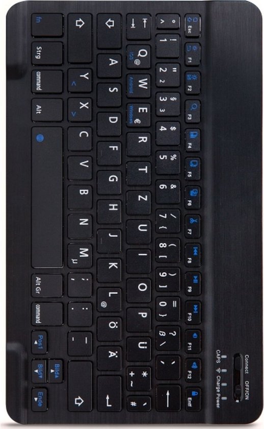 Coque pour Samsung Galaxy Tab A8 2021 - Mobilize - Série clavier détachable - Bookcase en similicuir - Zwart - Coque adaptée pour Samsung Galaxy Tab A8 2021