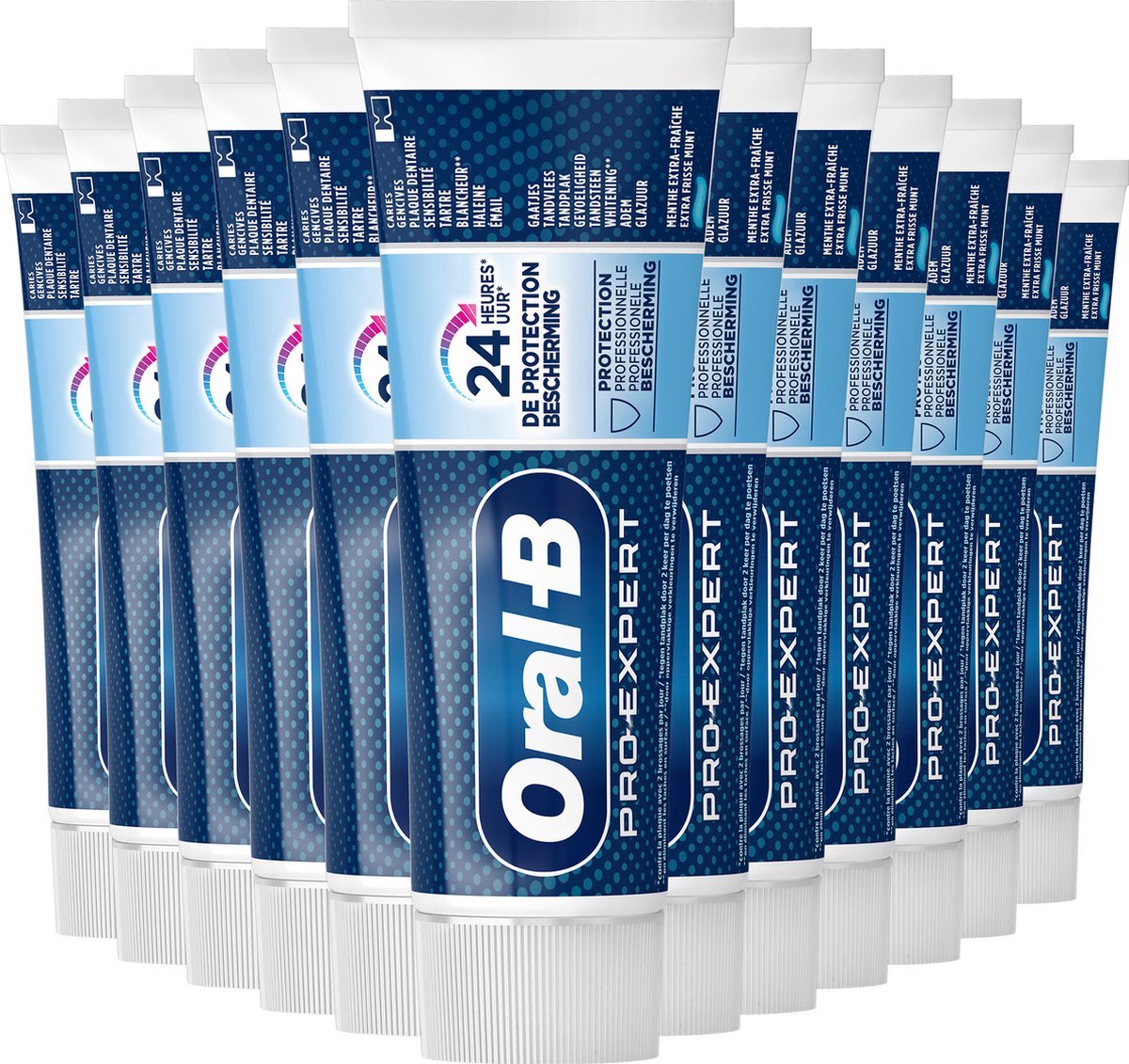 Oral-B Pro-Expert Professionele Bescherming - Voordeelverpakking 12x75 ml - Tandpasta