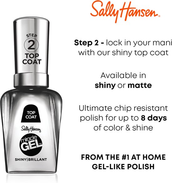 Sally Hansen Miracle Gel Nagellak 105 Crystal Top Coat