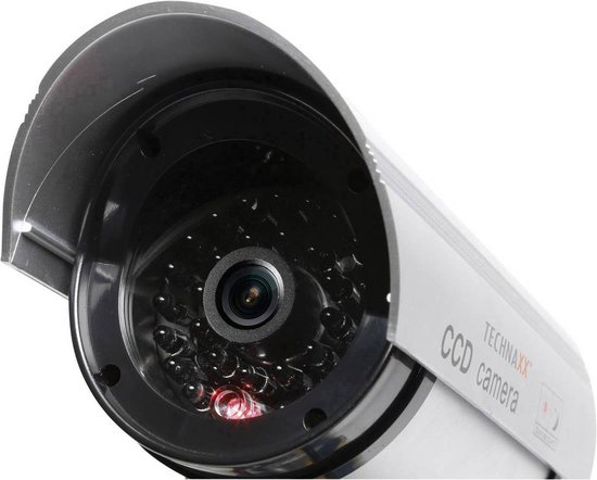 Dummy Camera - Realistische look met rood knipperend led - indicator - beveiligingscamera van Tectake — afbeelding 5