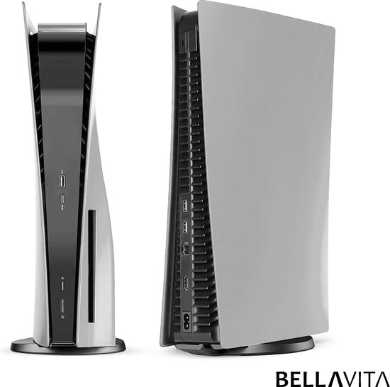 BELLAVITA PS5 Faceplate – Disk Versie – Zilver – Silver – Disc Version – Playstation 5 faceplate – Playstation 5 – Faceplates – PS5 Accessoires – Cover – Skin