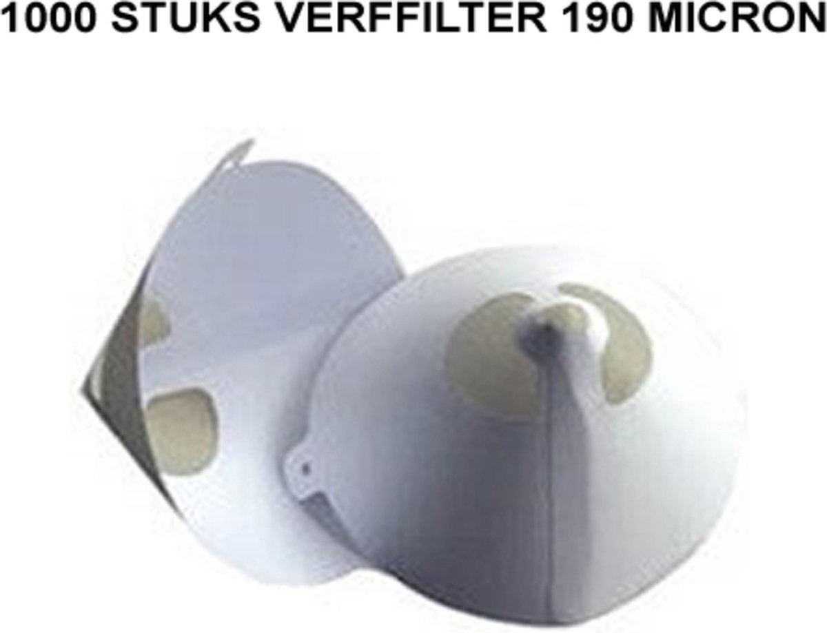 1000 stuks - Verffilter 190 micron - Verf Zeef - Filter - FeramoTools