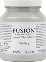 Fusion mineral paint - acryl - meubel verf - grijs - sterling - 500 ml