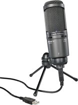 Microphone USB à condensateur cardioïde Audio Technica AT2020+