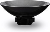 Luxueuze schaal - groot model - modern innovatief design - dik zwart glas - RUDAL 12